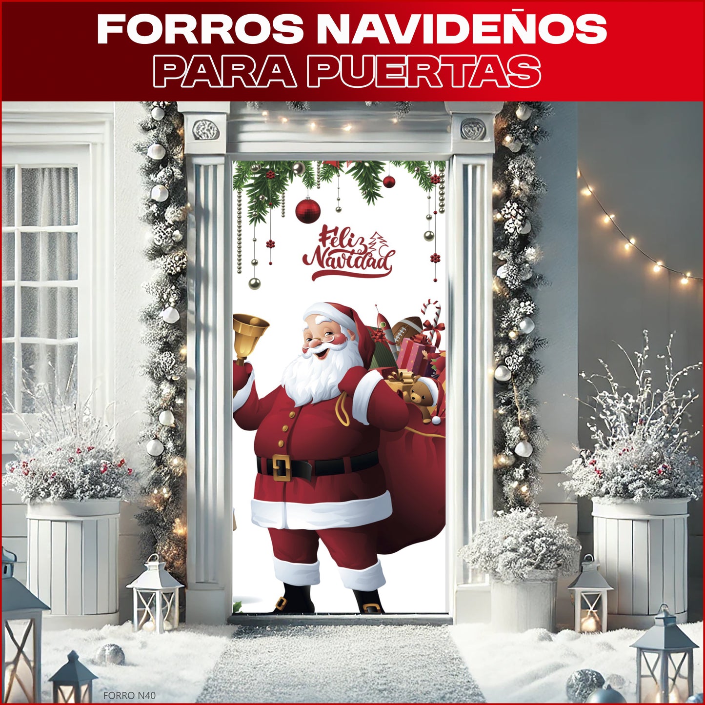 🎄 NUEVOS FORROS NAVIDEÑOS 🎄 N40