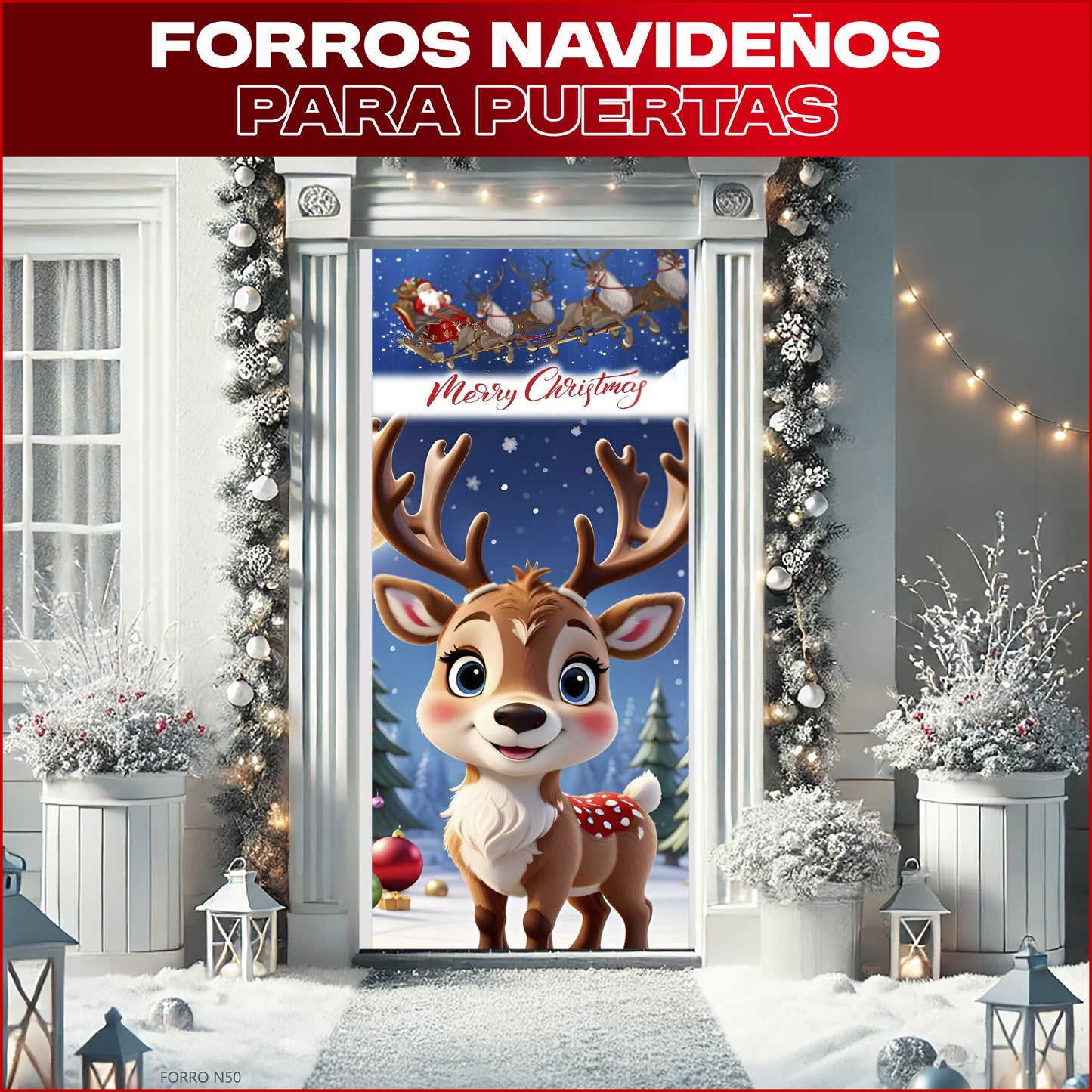 🎄 NUEVOS FORROS NAVIDEÑOS 🎄 N50