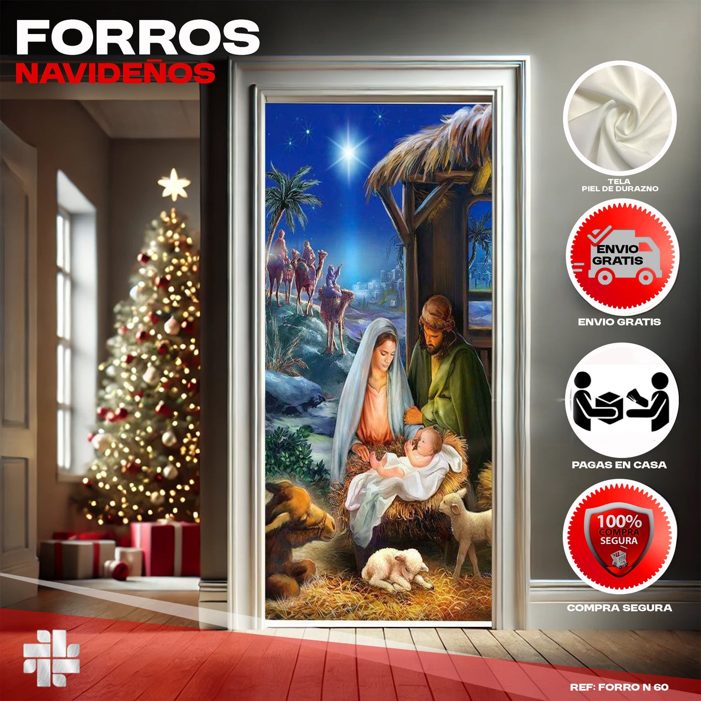 🎄 NUEVOS FORROS NAVIDEÑOS 🎄 N60