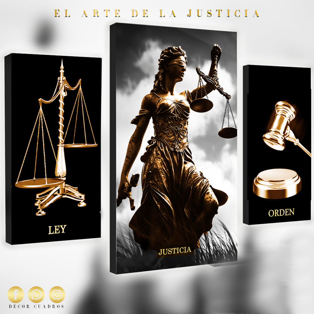 ARTE DE LA JUSTICIA - 90*70 CM