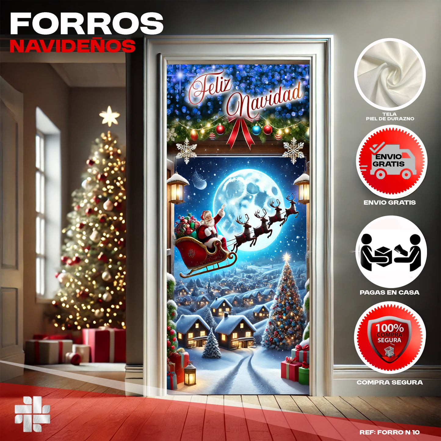 🎄 NUEVOS FORROS NAVIDEÑOS 🎄 N10