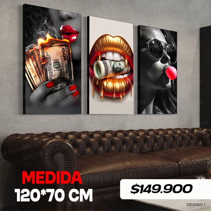ART MONEY - 120X70 CM