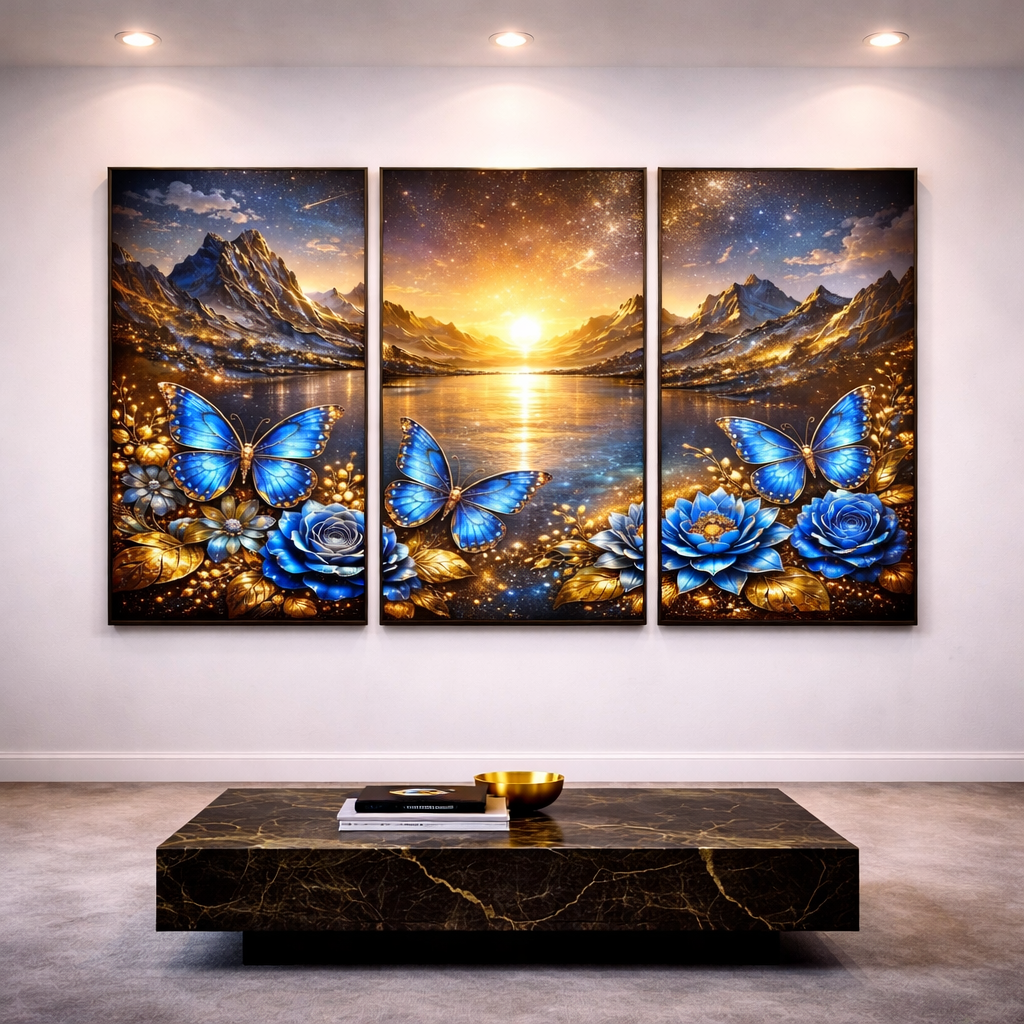 Mariposas del amanecer – MEDIDA 120*70 CM
