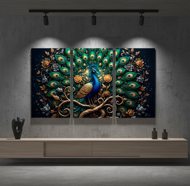 PAVO REAL - 120*70 CM - REF 100
