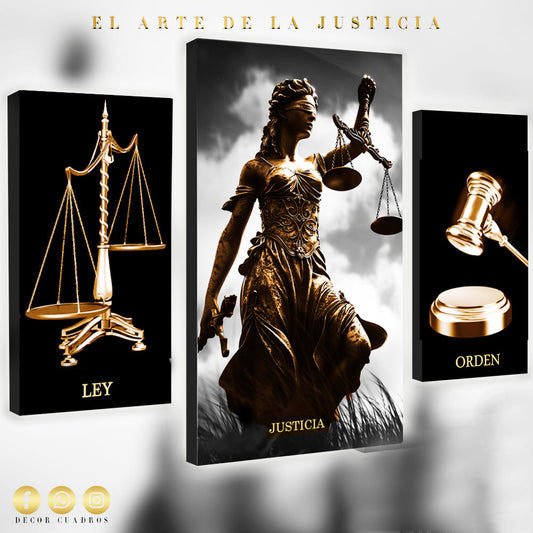 ARTE DE LA JUSTICIA - 90*70 CM