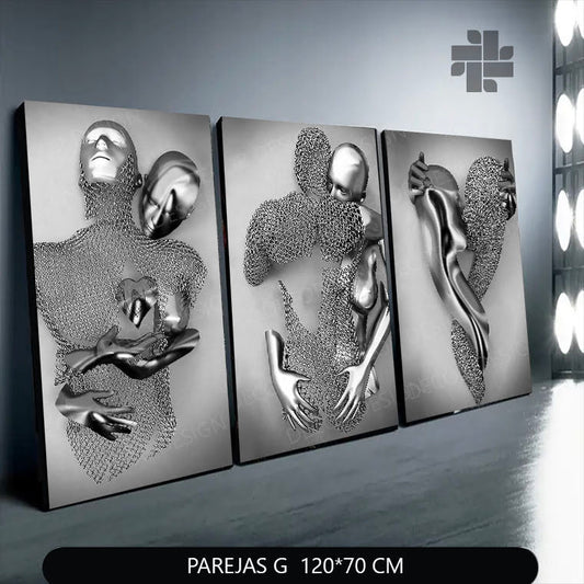 PAREJAS G - 3 PZ 120*70 CM